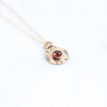 Load image into Gallery viewer, Garnet Talisman Necklace
