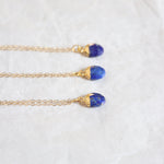 Load image into Gallery viewer, lapis gemstone necklace
