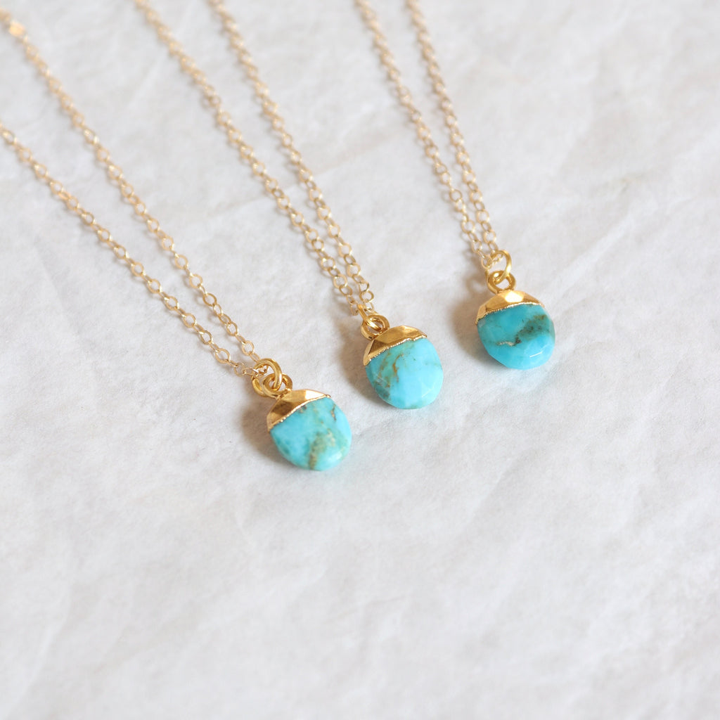 turquoise gemstone necklace