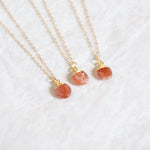 Load image into Gallery viewer, sunstone gemstone necklace
