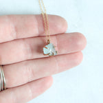 Load image into Gallery viewer, aquamarine raw crystal necklace
