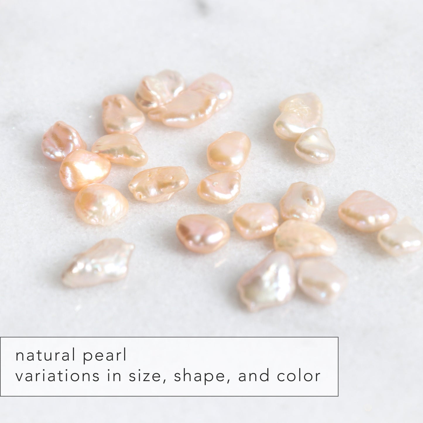 raw freshwater baroque pearl ring