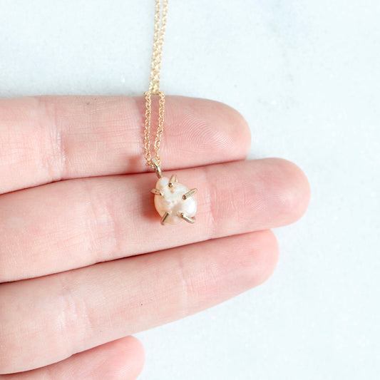 natural freshwater baroque pearl necklace